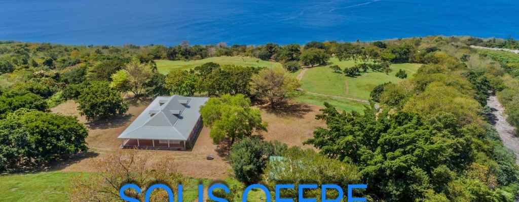 SAINT PIERRE - Somptueuse propriété de 8 hectares - Vue mer exceptionnelle - 1260 000 €